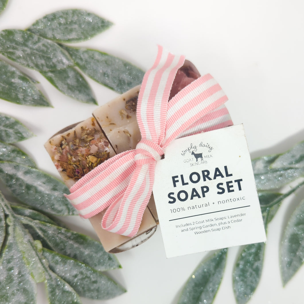 Floral Soap Trio Gift Set