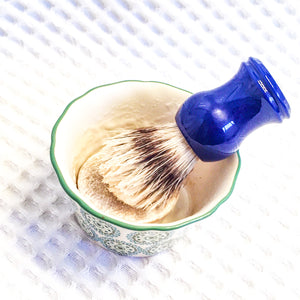 Shave Brush in Royal Blue